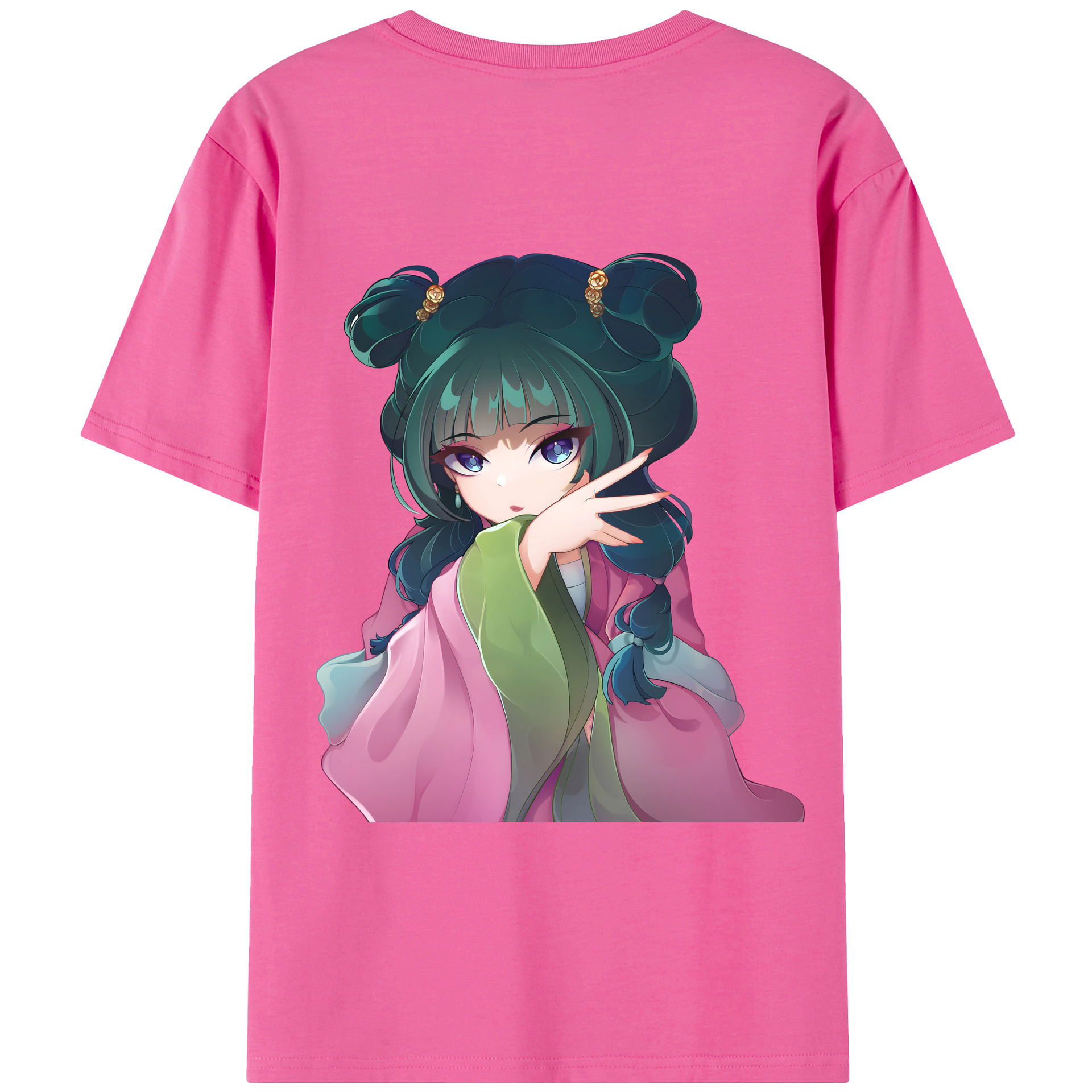 （画像用） 薬屋のひとりごと The Apothecary Diaries レディース半袖Tシャツ(バックプリント)